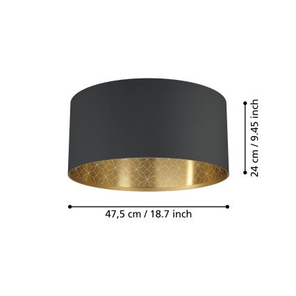 Eglo - Iluminação de teto 1xE27/40W/230V