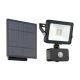 Eglo - Holofote solar LED com sensor 15xLED/0,03W/3,7V IP44