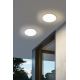 Eglo - Iluminação de teto exterior LED LED/7W/230W d. 22 cm IP44