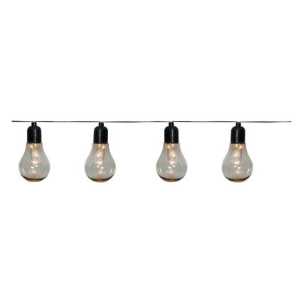 Eglo - Corrente decorativa exterior LED 10xLED/0,06W/3V IP44