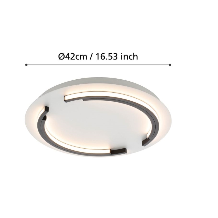 Eglo - Iluminação de teto LED com regulação LED/25W/230V d. 42 cm