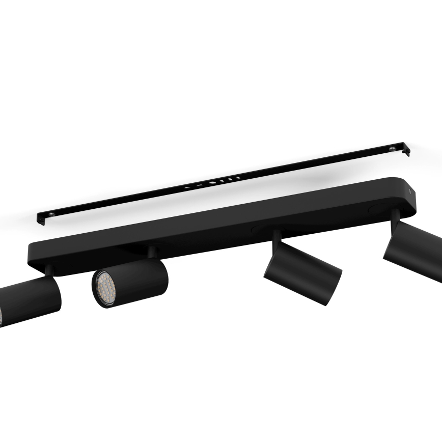 Eglo - Foco LED RGBW com regulação 4xGU10/4,9W/230V preto