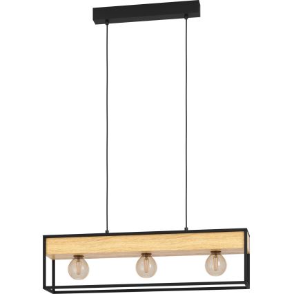 Eglo - Candelabro suspenso 3xE27/40W/230V