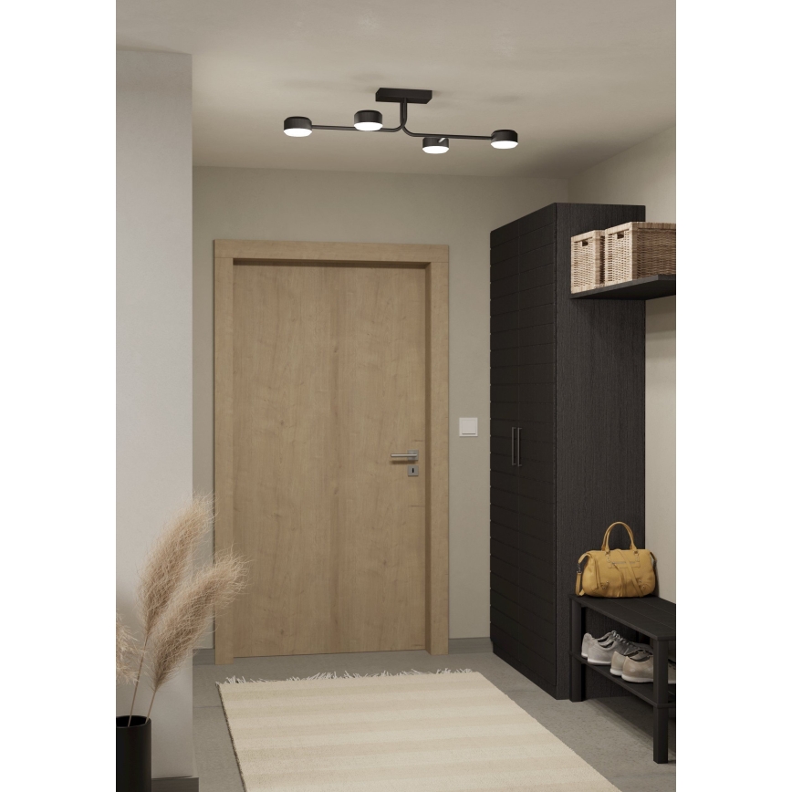 Eglo - Candelabro integrado LED com regulação 4xLED/6,8W/230V