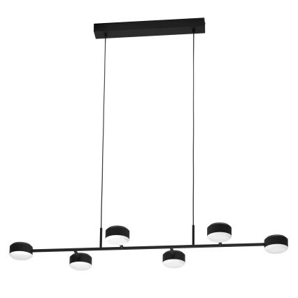 Eglo - Candelabro suspenso LED com regulação 6xLED/7W/230V