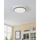 Eglo - Iluminação de teto de casa de banho LED LED/15,6W/230V IP44 preto
