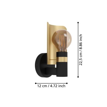 Eglo - Iluminação de parede 1xE27/40W/230V