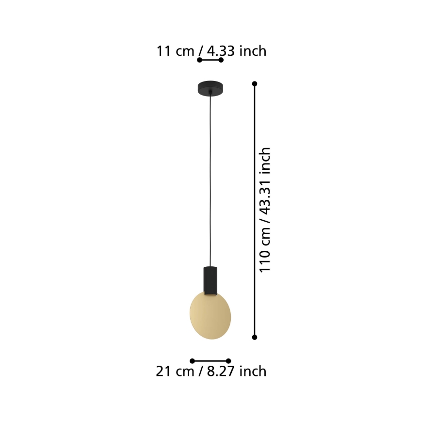 Eglo - Candeeiro suspenso LED 1xGU10/4,5W/230V 3000K