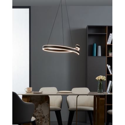 Eglo - Candelabro suspenso LED com regulação LED/42,5W/230V 3000-6500K