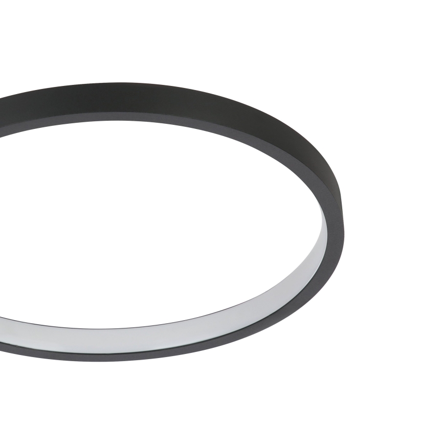 Eglo - Iluminação de teto LED com regulação LED/15W/230V preto + controlo remoto