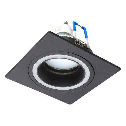 Eglo - Iluminação embutida 1xGU10/35W/230V antracite