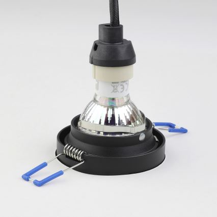 Eglo - Iluminação embutida 1xGU10/35W/230V antracite