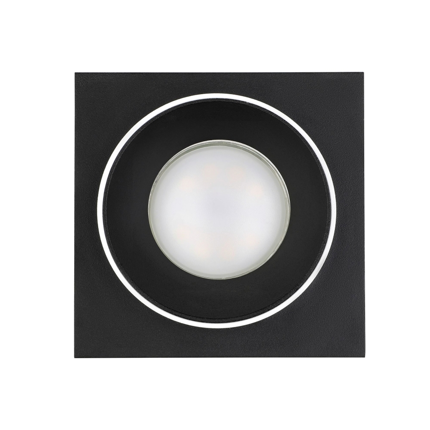 Eglo - Iluminação embutida 1xGU10/35W/230V preto