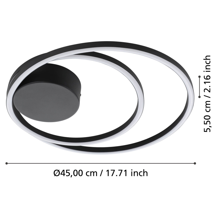 Eglo - Iluminação de teto LED LED/36W/230V