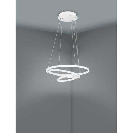 Eglo - Lustre LED regulável com cabo LED/43,2W/230V branco