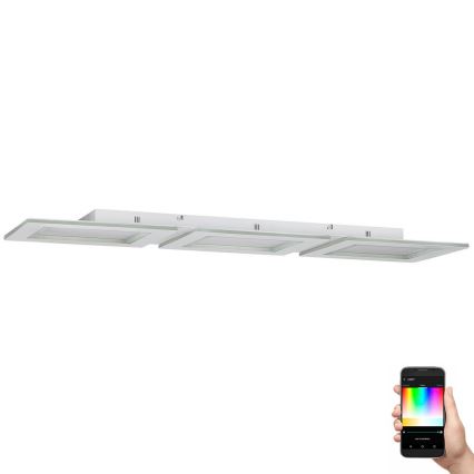 Eglo - Iluminação de teto LED RGBW com regulação LED/42,5W/230V