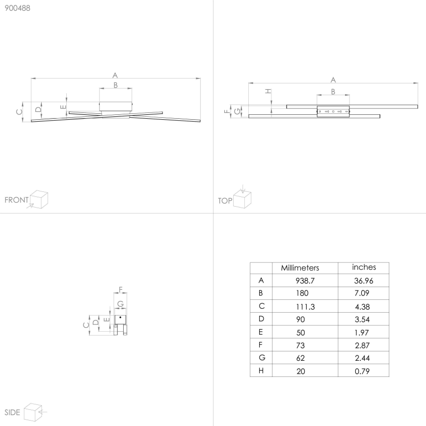 Eglo - Iluminação de teto LED com regulação 2xLED/13W/230V