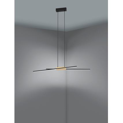 Eglo - Candelabro suspenso LED com regulação 2xLED/13W/230V