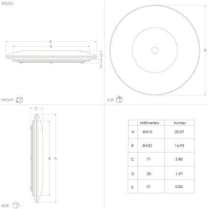 Eglo - Iluminação de teto LED LED/30,8W/230V
