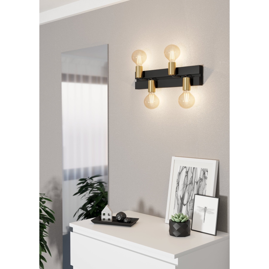 Eglo - Iluminação de teto 4xE27/10W/230V