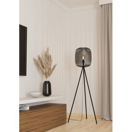 Eglo - Candeeiro de chão 1xE27/40W/230V preto