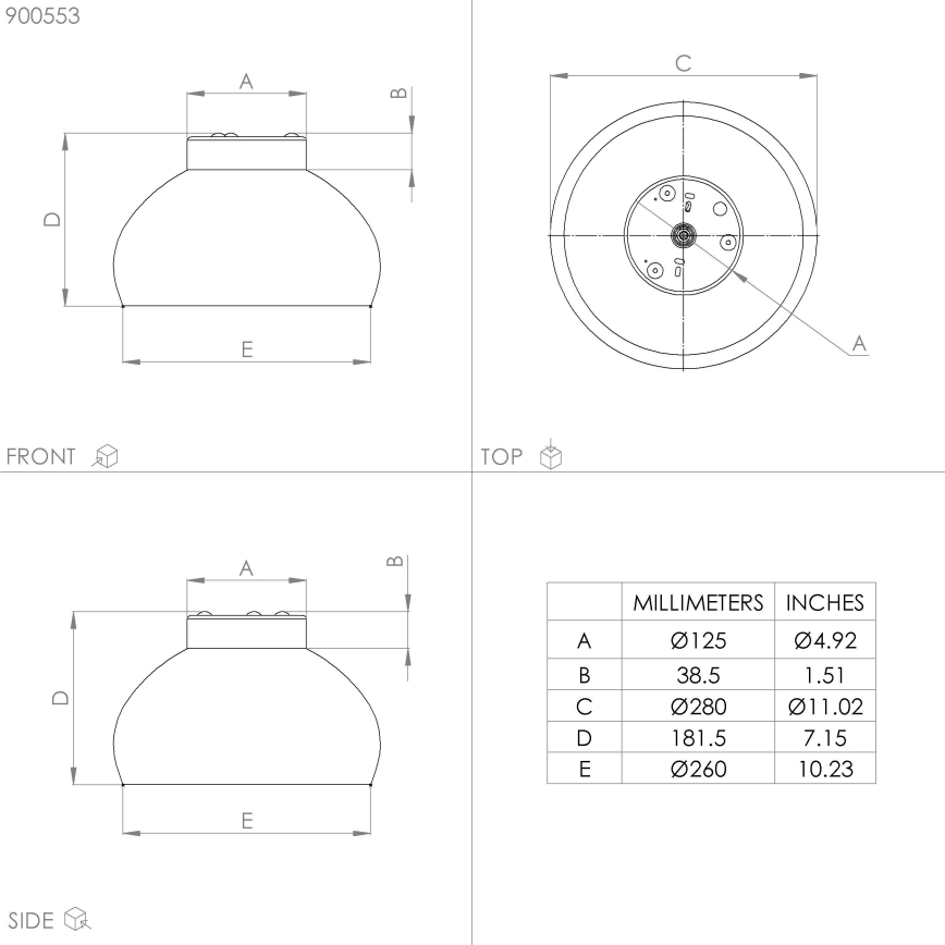 Eglo - Iluminação de teto 1xE27/40W/230V preto