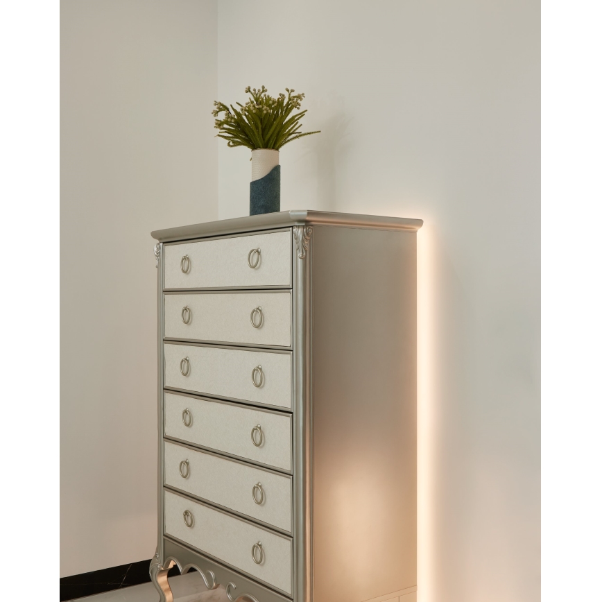 Eglo - Fita LED dimerizável 8m COB STRIPE LED/52,8W/24/230V 2700-6500K + controlo remoto