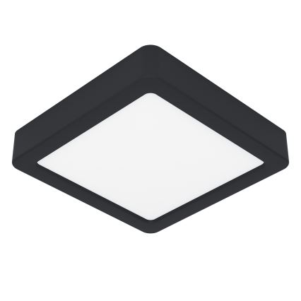 Eglo - Plafon LED dimerizável LED/11W/230V preto 16x16 cm