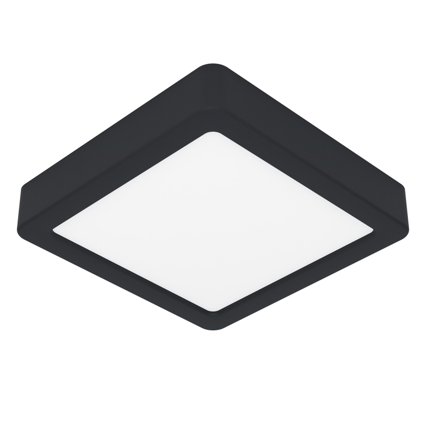 Eglo - Plafon LED dimerizável LED/11W/230V preto 16x16 cm