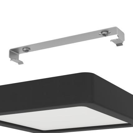 Eglo - Plafon LED dimerizável LED/11W/230V preto 16x16 cm