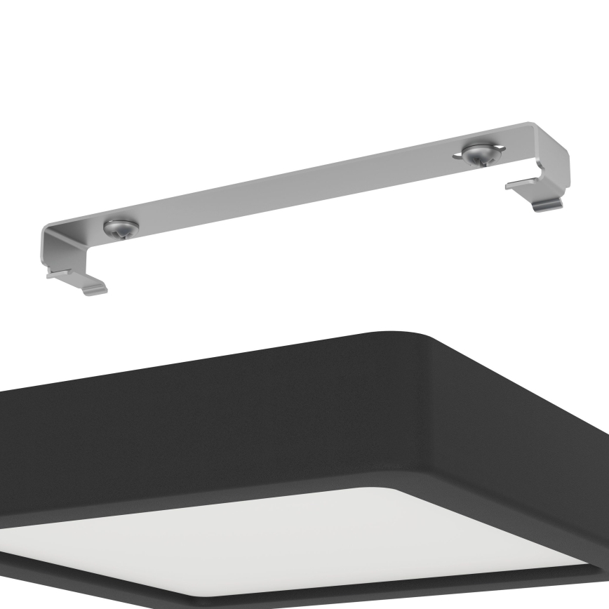 Eglo - Plafon LED dimerizável LED/11W/230V preto 16x16 cm