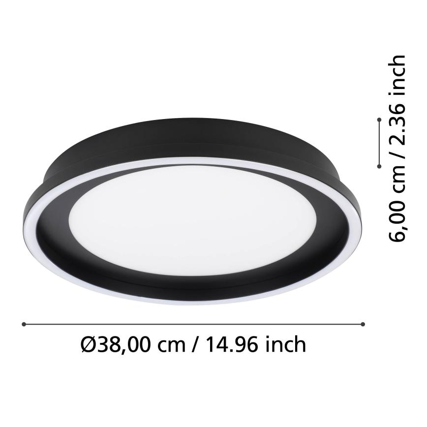 Eglo - Iluminação de teto LED com regulação LED/21,5W/230V + controlo remoto