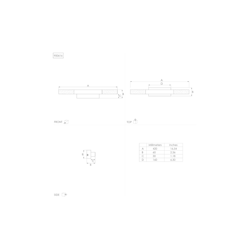 Eglo - Iluminação LED para espelho de banheiro LED/8,9W/230V IP44