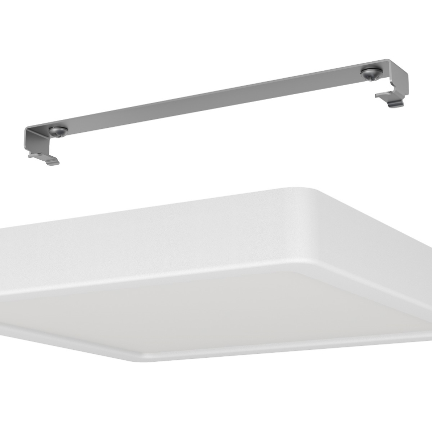 Eglo - Candeeiro LED de tecto para casa de banho LED/17W/230V IP44 branco 21x21 cm