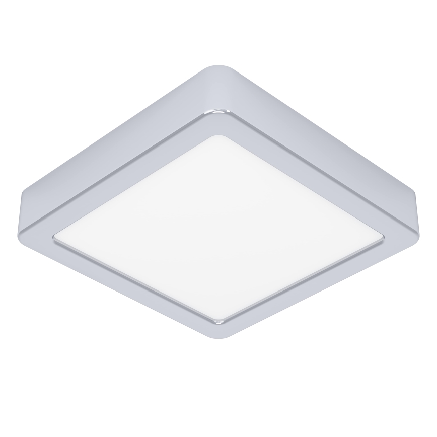 Eglo - Candeeiro de tecto LED para casa de banho LED/11W/230V IP44 acabamento cromado brilhante 16x16 cm