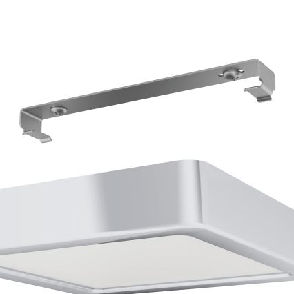 Eglo - Candeeiro de tecto LED para casa de banho LED/11W/230V IP44 acabamento cromado brilhante 16x16 cm