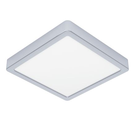 Eglo - Candeeiro de tecto LED para casa de banho LED/17W/230V IP44 cromado brilhante 21x21 cm