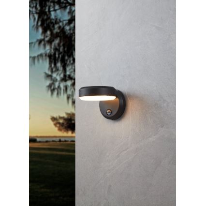 Eglo - LED Iluminação de parede exterior com sensor LED/10,8/230V IP44