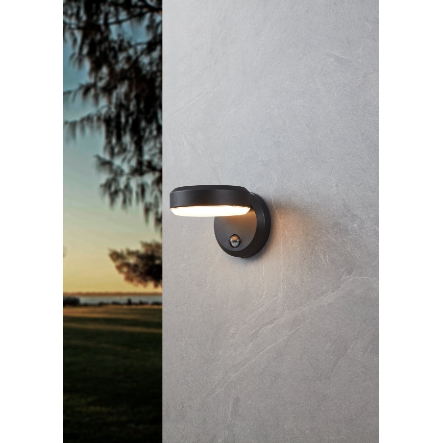 Eglo - LED Iluminação de parede exterior com sensor LED/10,8/230V IP44