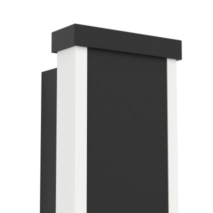 Eglo - Iluminação de parede exterior LED 2xLED/7W/230V 3000K IP55 preto