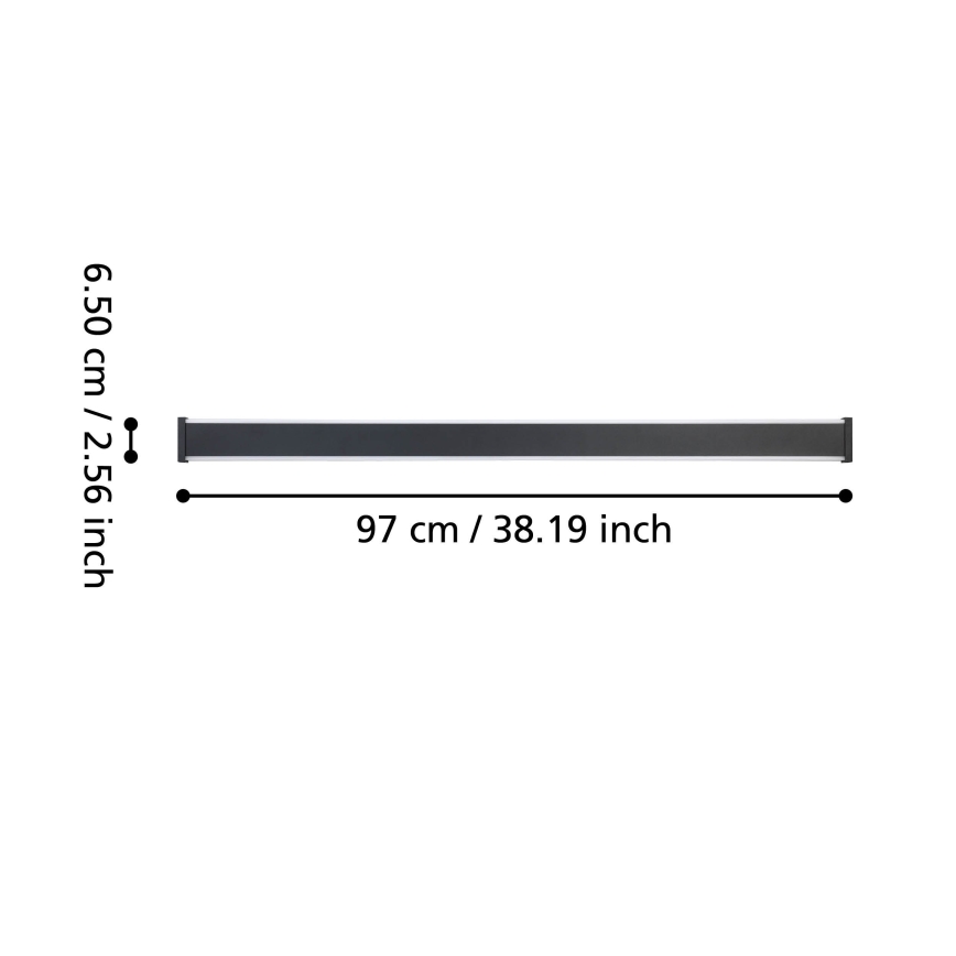 Eglo - Iluminação de parede LED 2xLED/11W/230V 3000K IP55