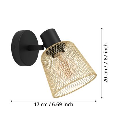 Eglo - Foco de parede 1xE27/40W/230V