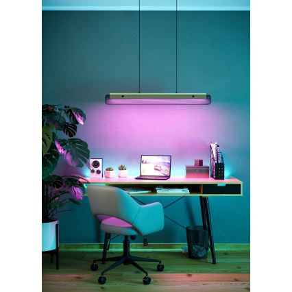 Eglo - Candeeiro suspenso LED RGBW com regulação LED/34W/230V 2700-6500K