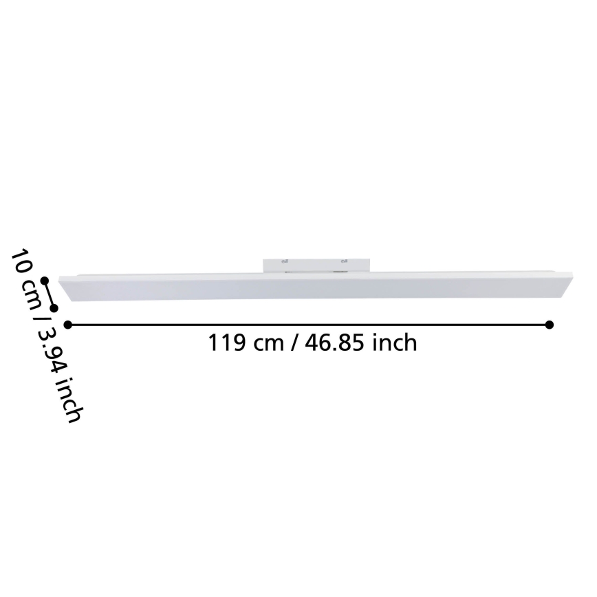 Eglo 900708 - Luminária de teto LED TURCONA-B LED/21W/230V 3000K 118,7 cm