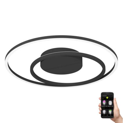 Eglo - Iluminação de teto RGBW com regulação LED/21,5W/230V