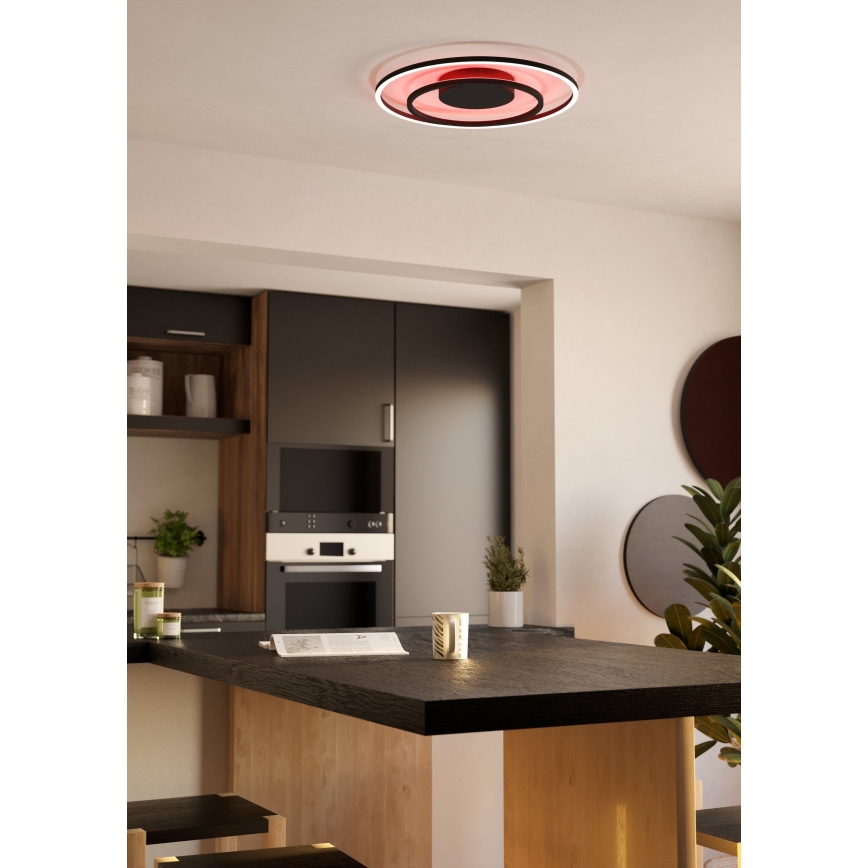 Eglo - Iluminação de teto RGBW com regulação LED/21,5W/230V