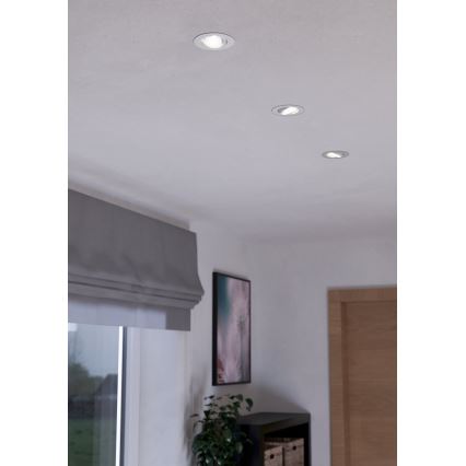 Eglo - CONJUNTO 3xLED Iluminação com regulação 3xLED/6W/230V branco