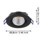 Eglo - CONJUNTO 3x Iluminação embutida LED com regulação SALICETO LED/6W/230V