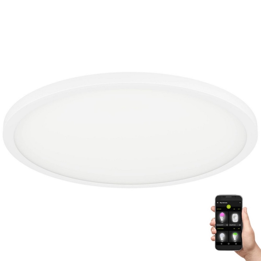 Eglo - Plafon LED regulável LED/41W/230V diâmetro 60 cm branco