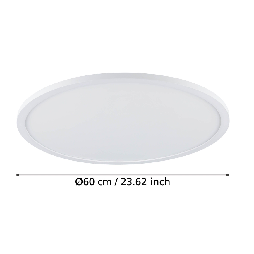 Eglo - Plafon LED regulável LED/41W/230V diâmetro 60 cm branco